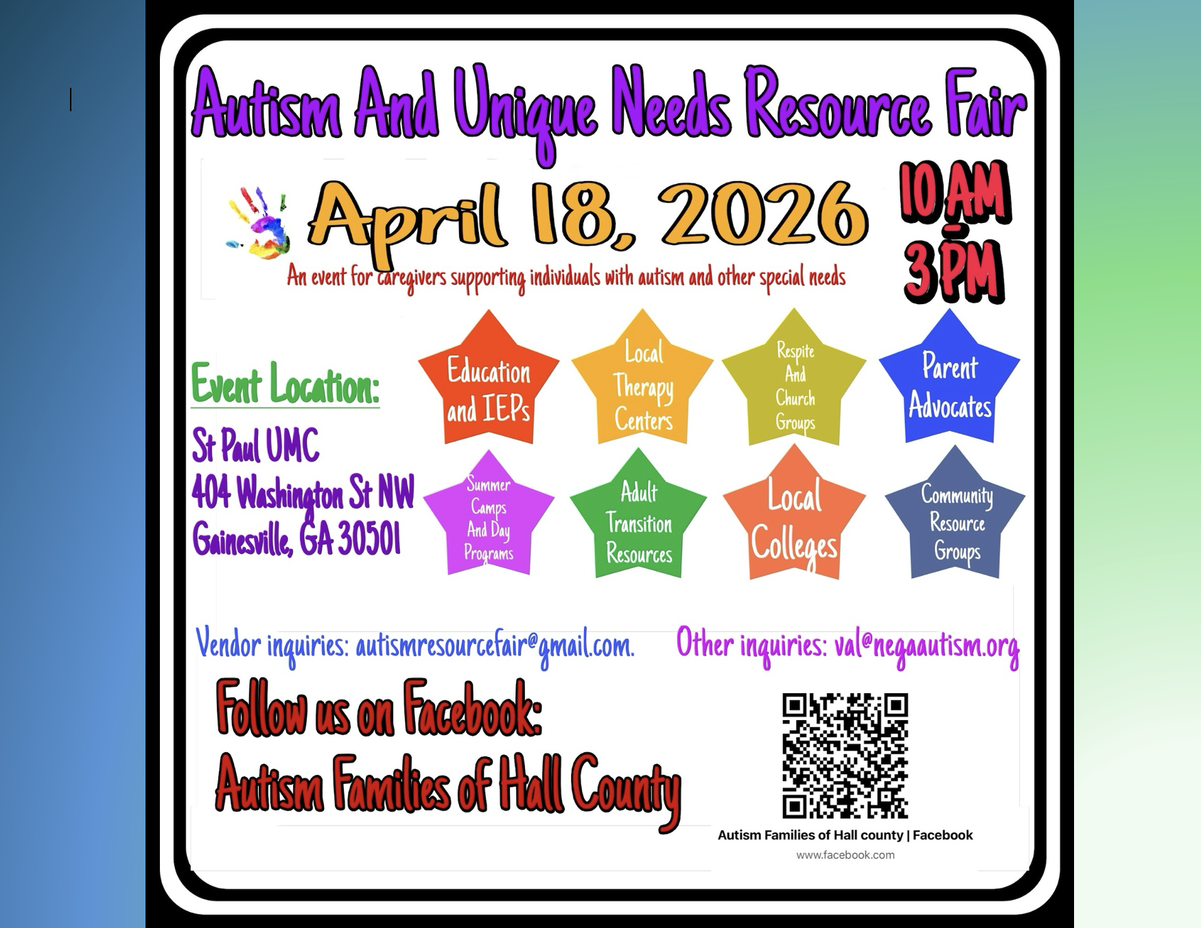 Autism &amp; Unique Needs Resource Fair