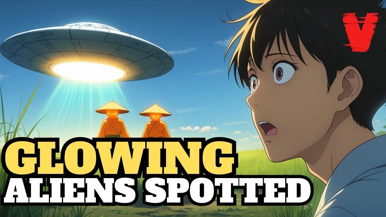 We Saw Glowing Aliens Carrying a Mysterious Disc?! The Most Bizarre Humanoid Encounter Ever!