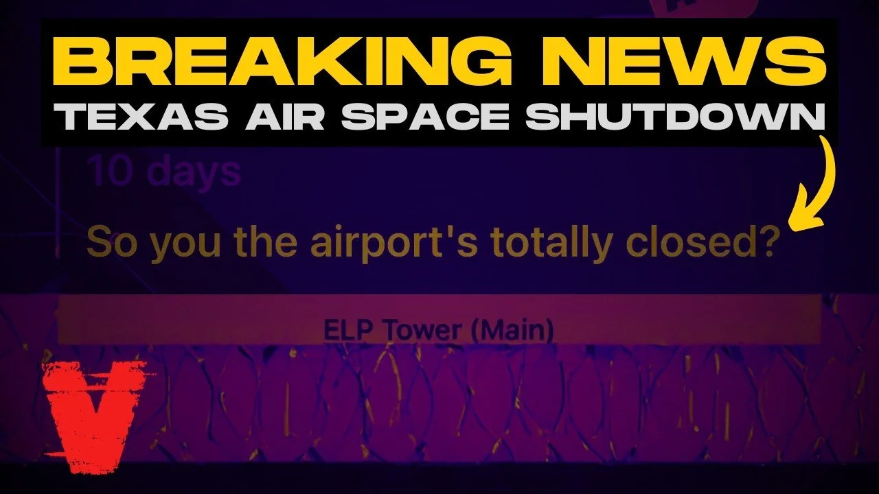 BOMBSHELL: Texas Air Space Shutdown For Possible UFO Activity