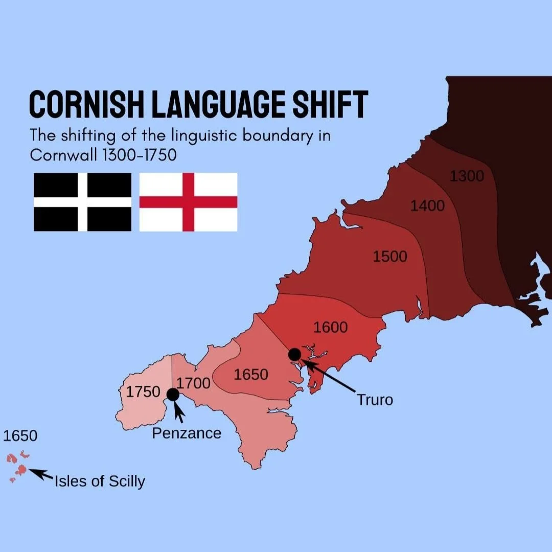 The Slow Decline of the Cornish Language