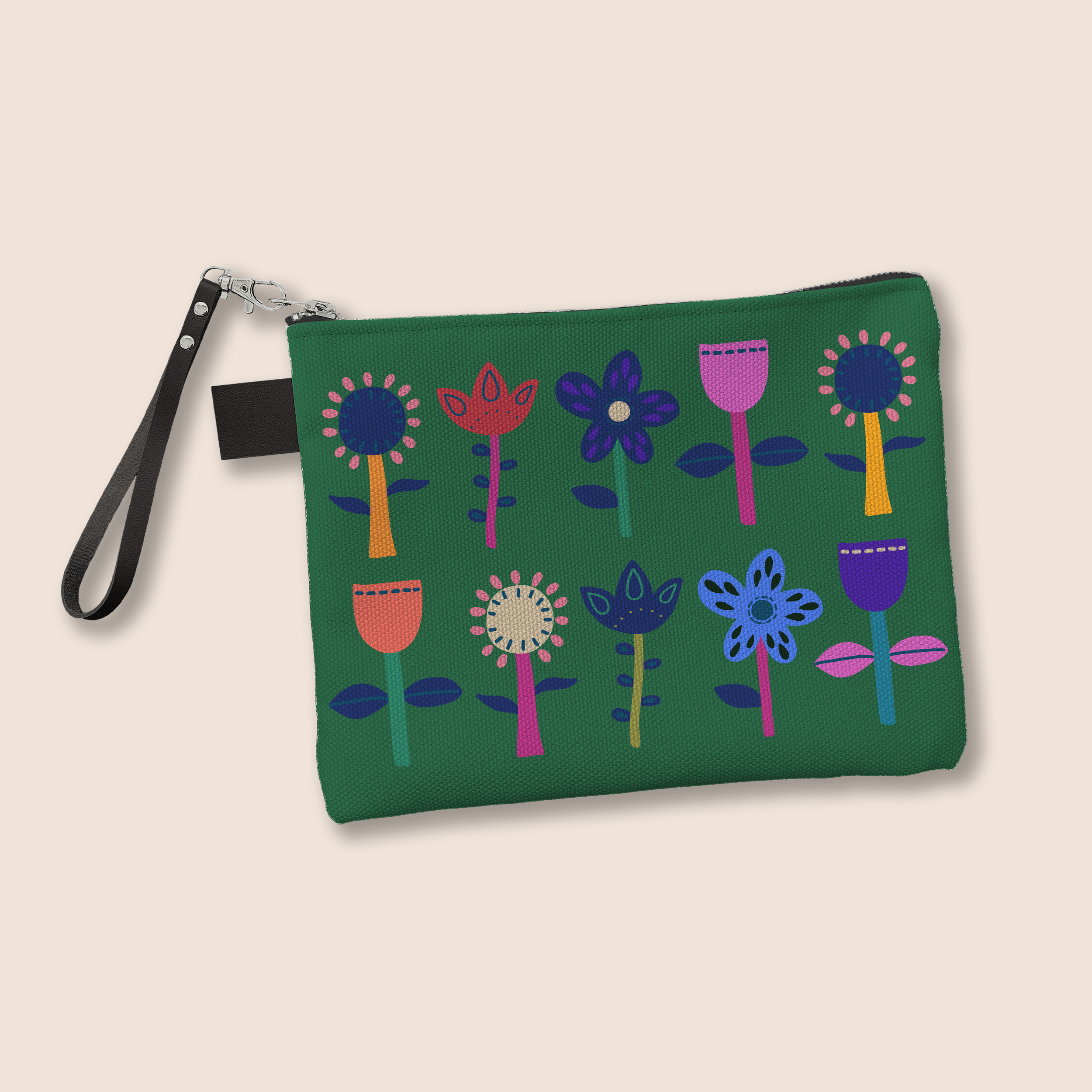 Pochette-fleurs-Multic-sur-vert-Avant-Noir.png