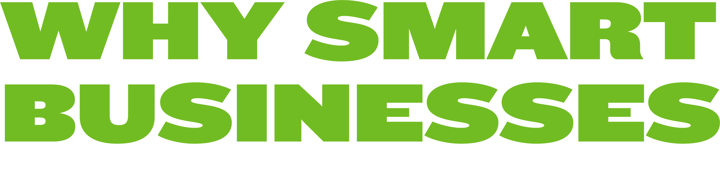 Text graphic- Why Smart Businesses Partner with a Managed Service Provider