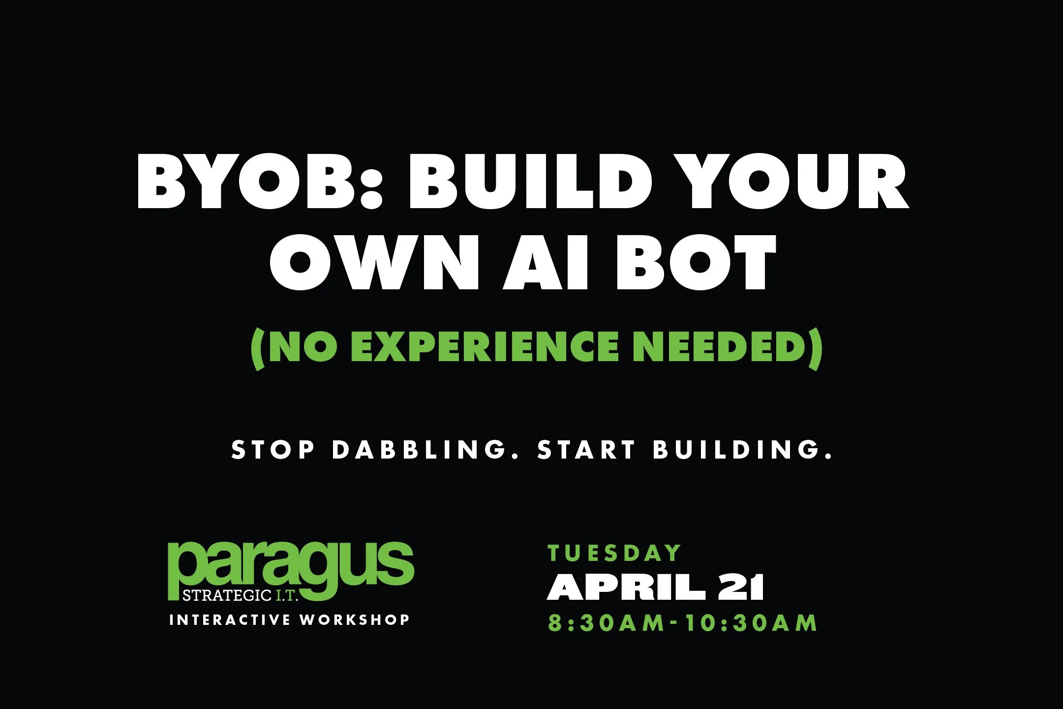 Build Your Own Bot Workshop