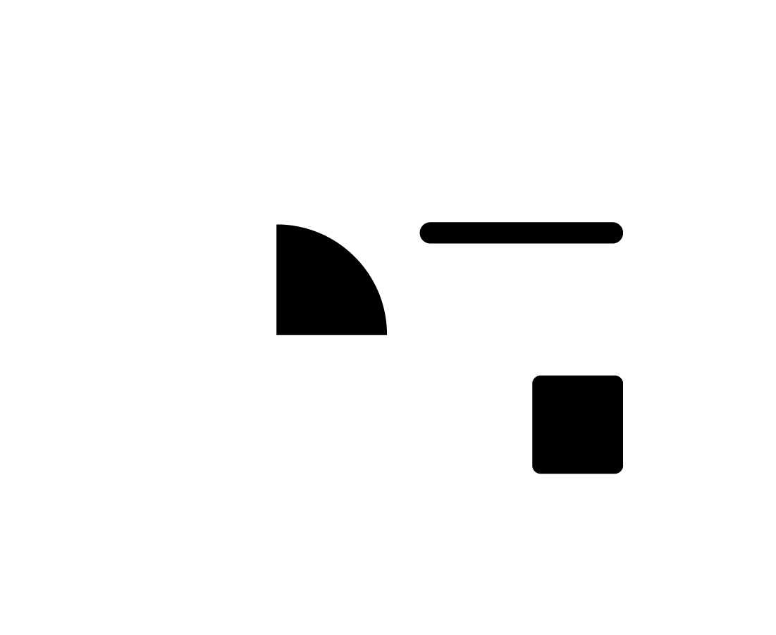 ROI dashboard icon, simple charts and figures