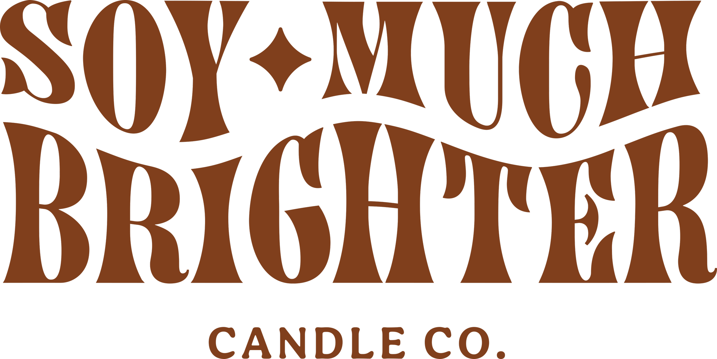 Soy much brighter candle co logo
