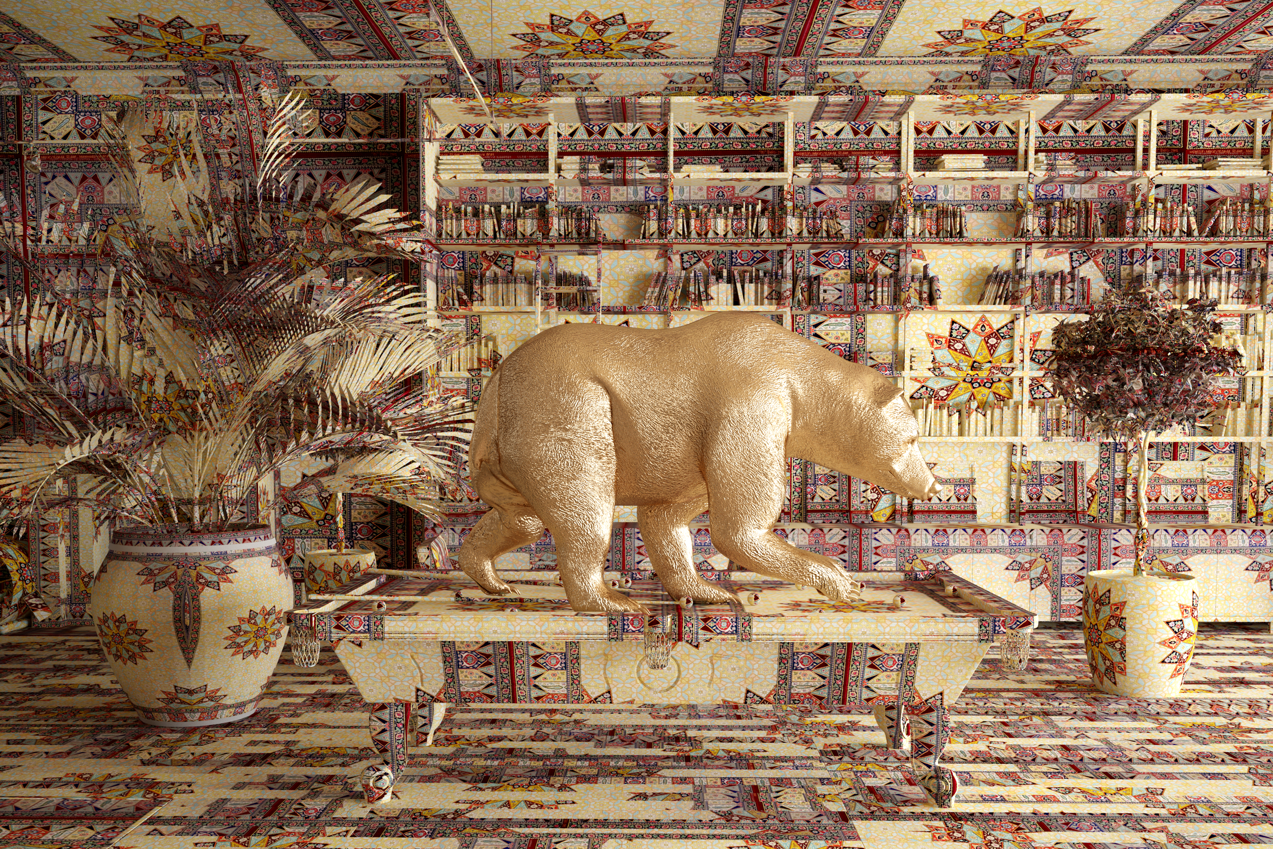 BEAR IN THE CARPET ROOM #58.png