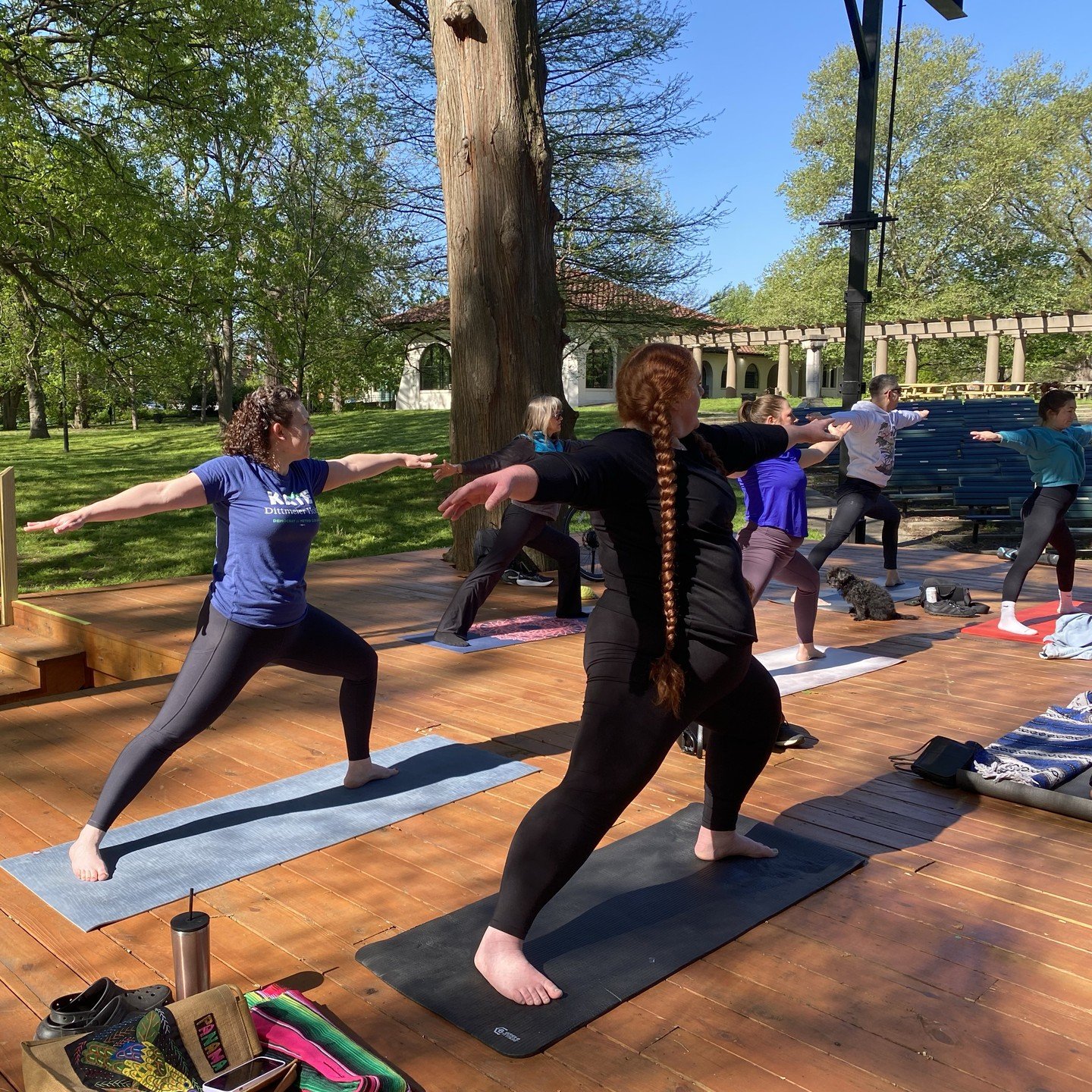 Thank you Friends of Central Park and @oldlouisvillejiujitsuacademy for helping me tap into my inner warrior with free yoga in Central Park this morning, now let's go knock some doors! 

#WeAreDistrict6
#innerstrength
#namaste