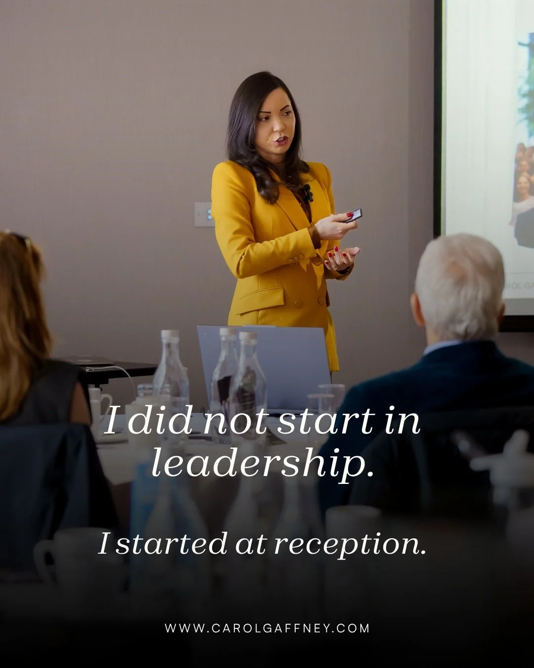 I started my career as a hotel receptionist.

Front desk.
Checking guests in.
Answering phones.
Handling pressure in real time.

Then I moved into multinationals, startups, and leadership roles, working directly with directors and C-suite leaders.

T