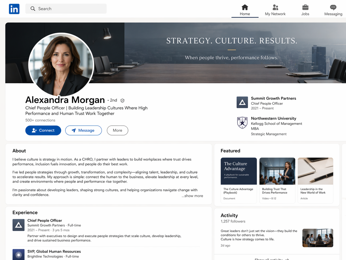 The LinkedIn Positioning Gap: Why Senior Leaders Are Present but Not Compelling