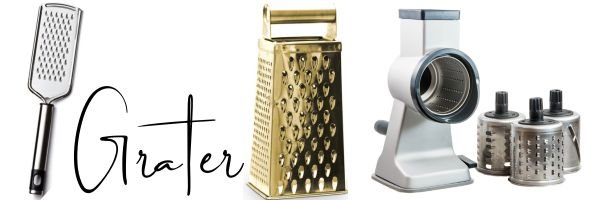 different types of graters