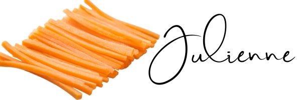 Julienned carrots