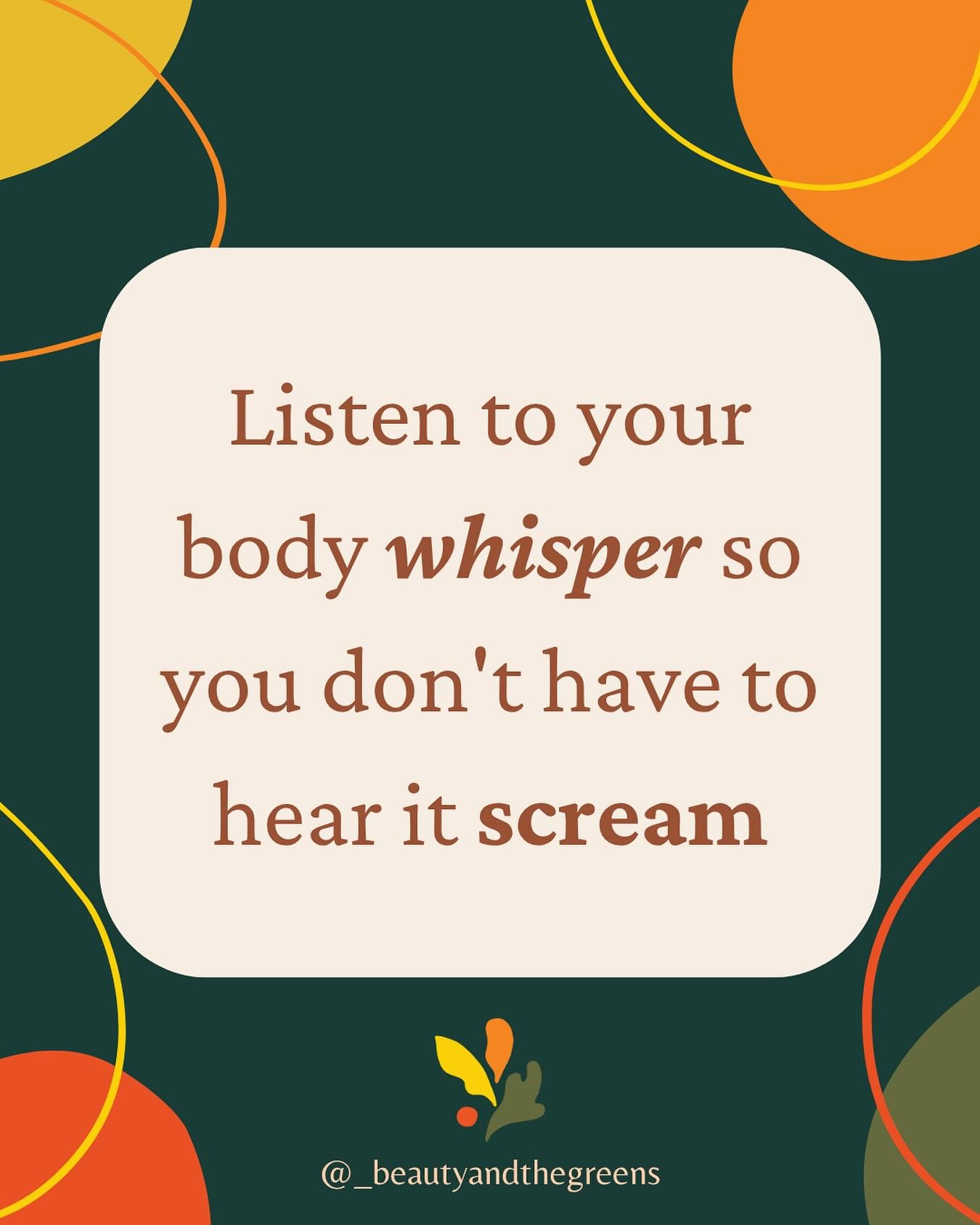 Our bodies are always communicating; the question is, are we listening? 🌿

The human body is fascinating. Everything is interconnected; our hormones, digestion, mood, sleep, and energy all influence one another.♾️ We have built-in &ldquo;report card