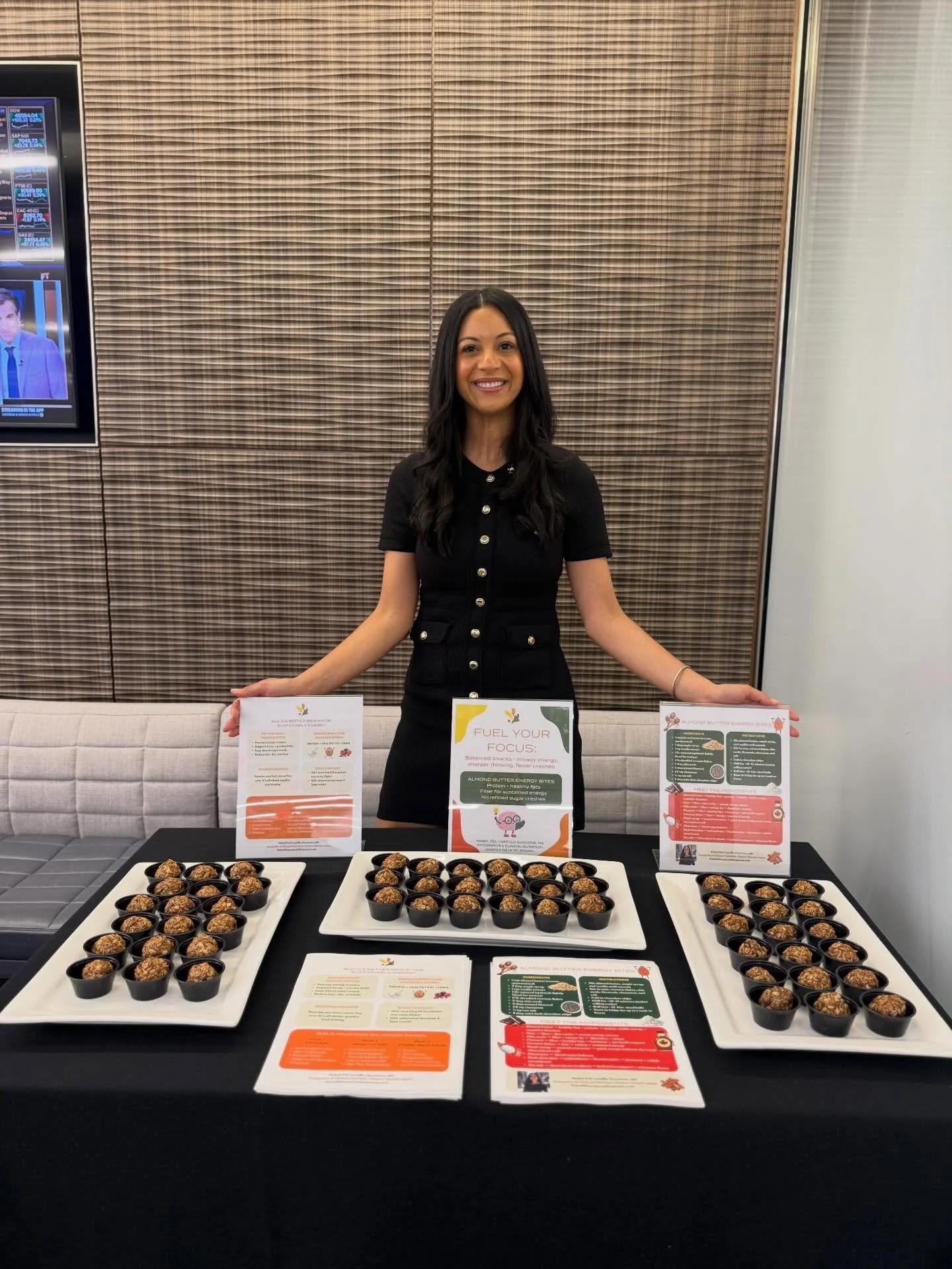 Fuel for Focus 💡🥜
I had so much fun hosting this event and educating employees at Weil on the power of balanced snacking for sustained energy and focus throughout the workday.

We talked about how combining protein, healthy fats, and fiber can help