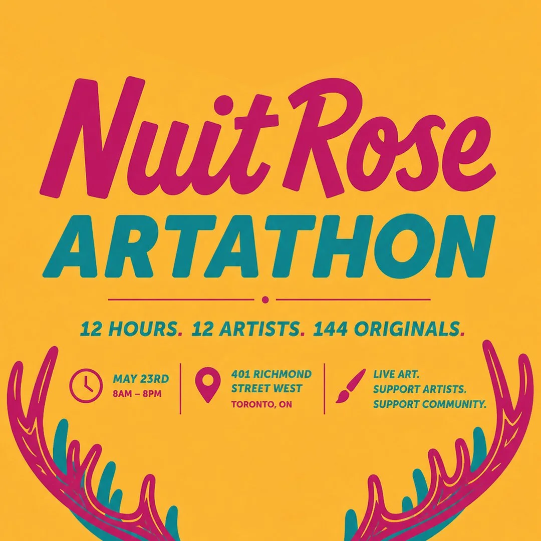 Nuit Rose: ARTATHON Saturday May 23rd - Redhead Gallery