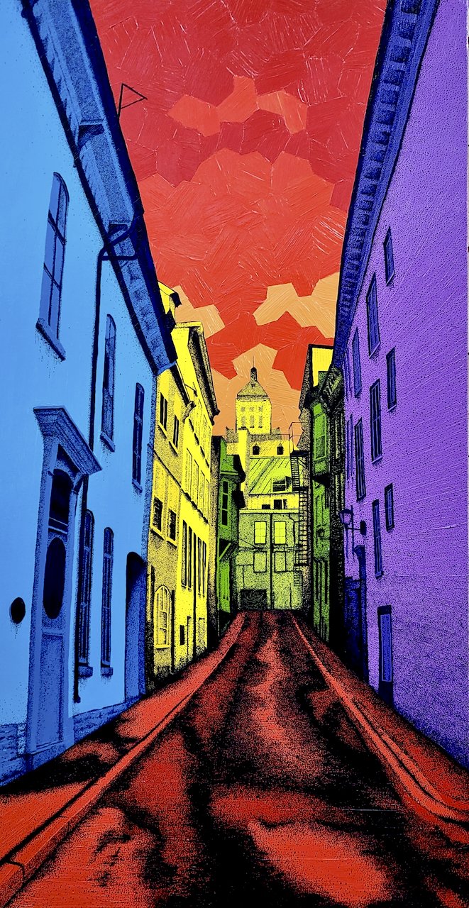 Quebec City
Acrylic on gallery canvas
30x60 inches | 76x152 cm