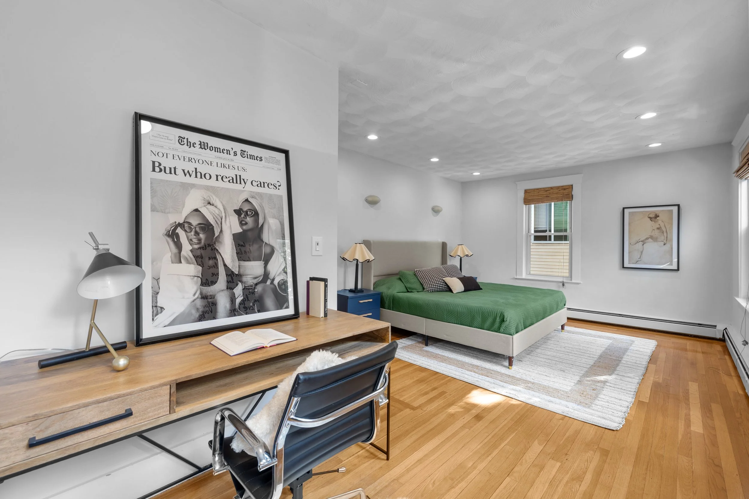 64 Hyde Park - Bed 1 from desk view.jpg