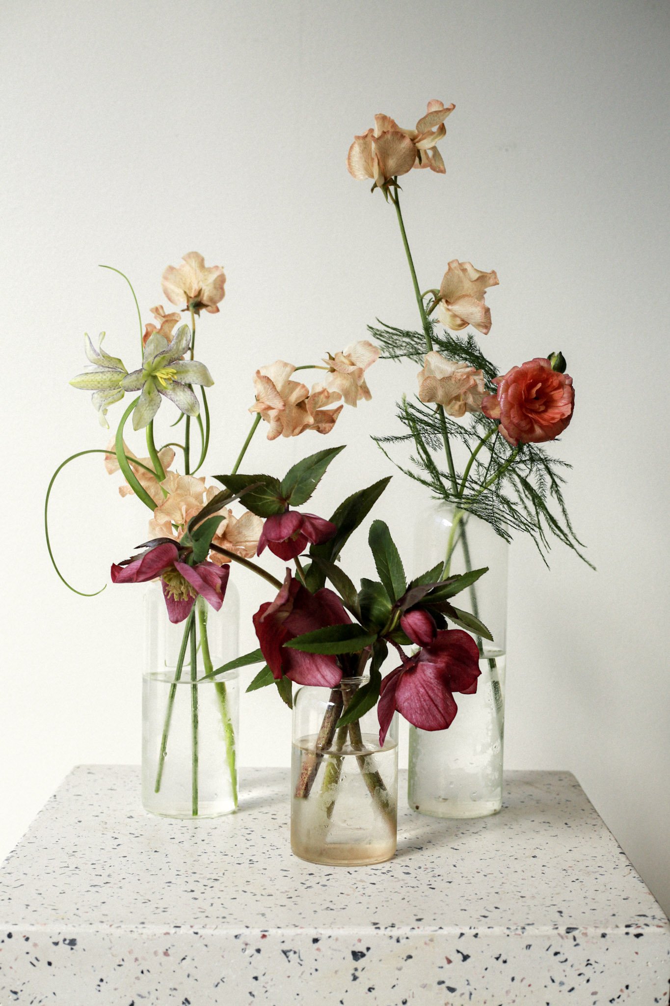Glass Budvase Trio