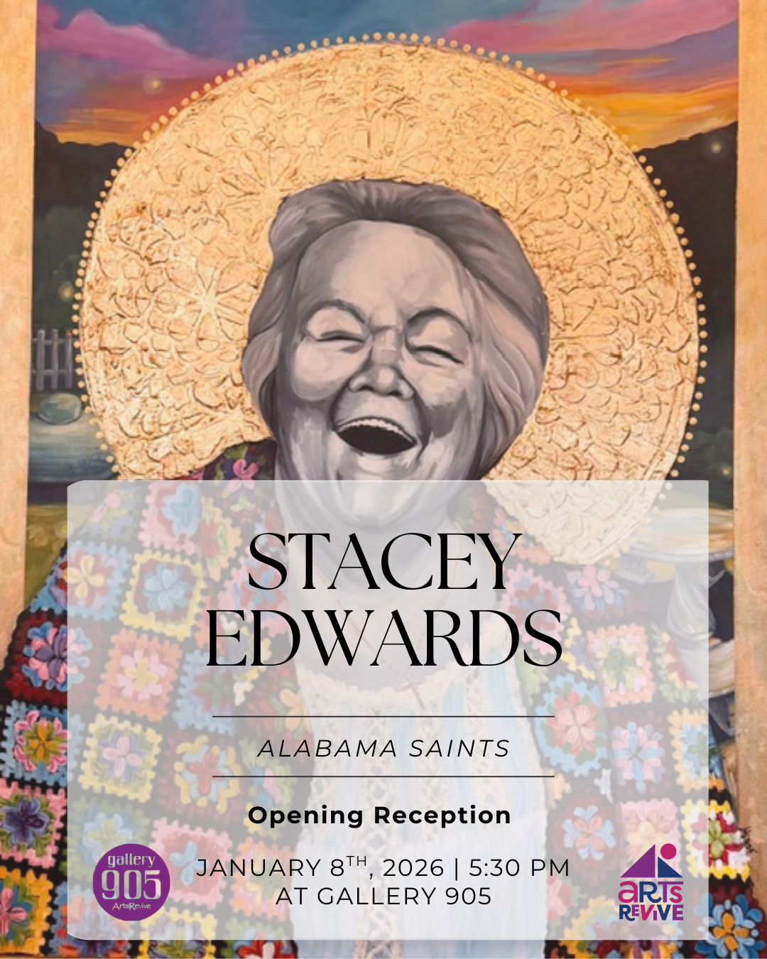 Opening Reception of Alabama Saints by Stacey Edwards