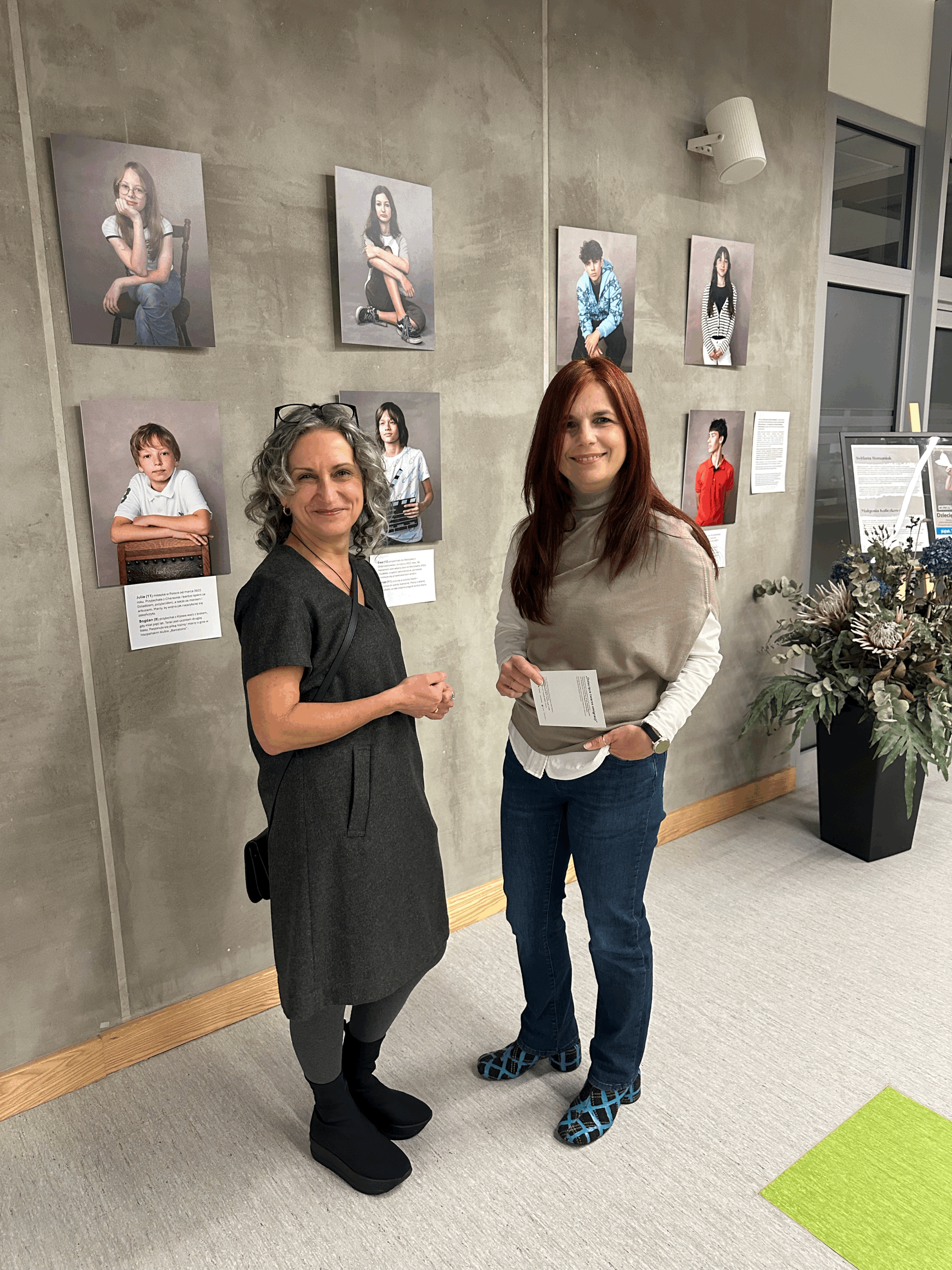 DZIECIĘCE TWARZE EMIGRACJI - wernisaż II