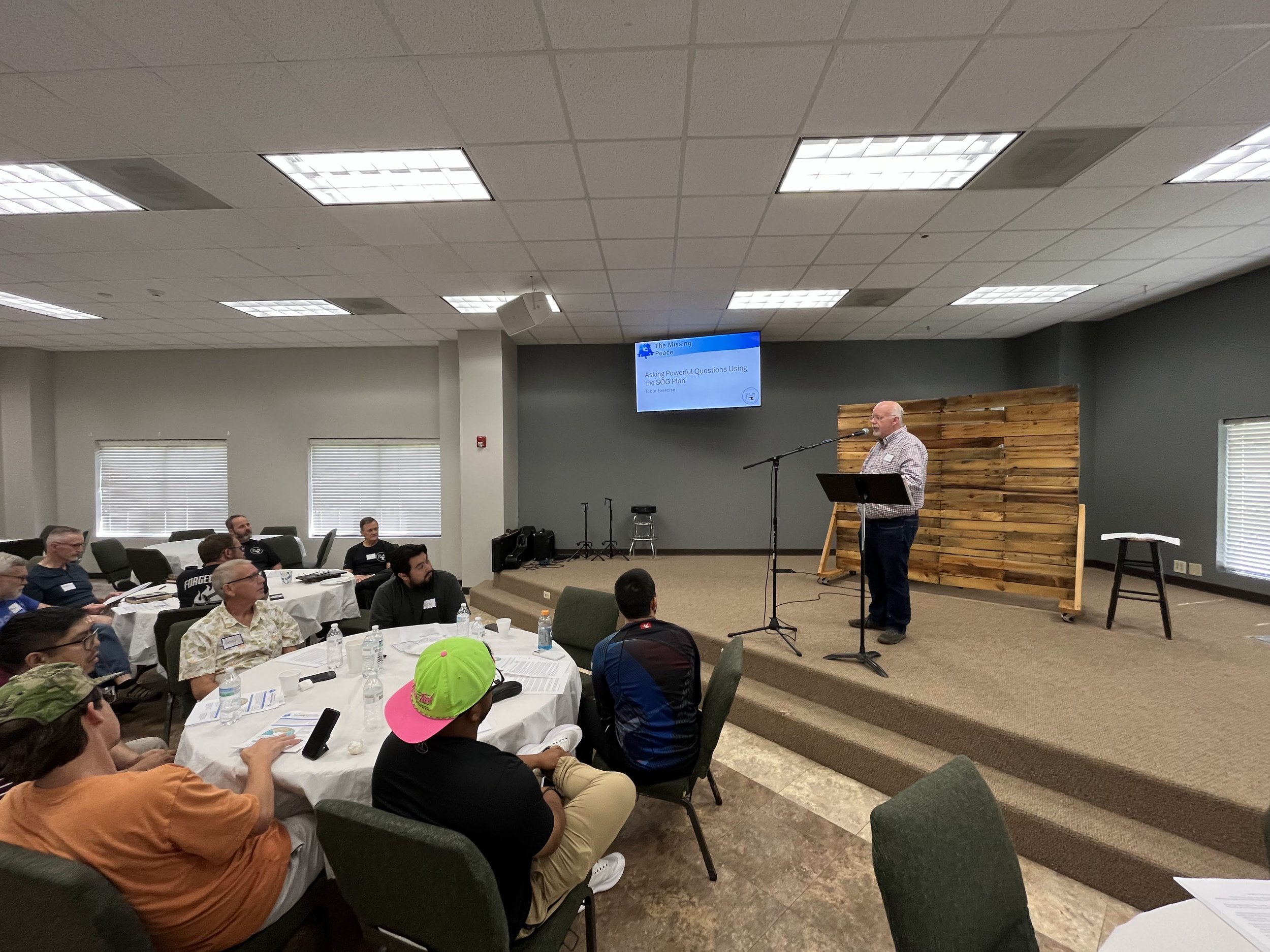 Teaching at a mens's group