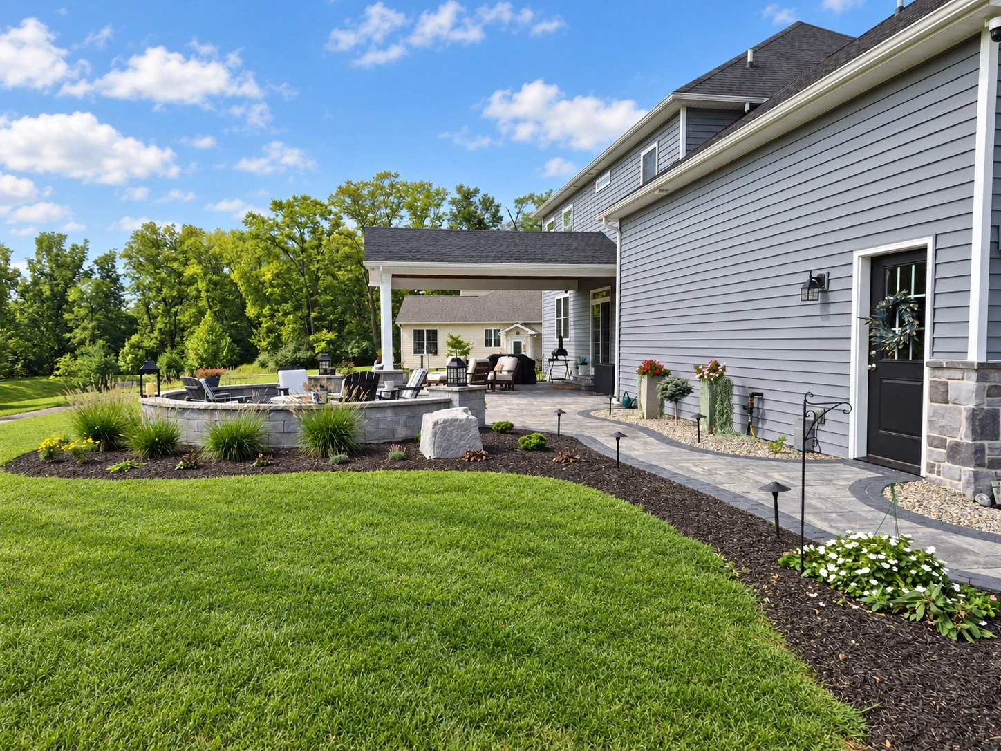 Landscaping contractors and lawn mowing services