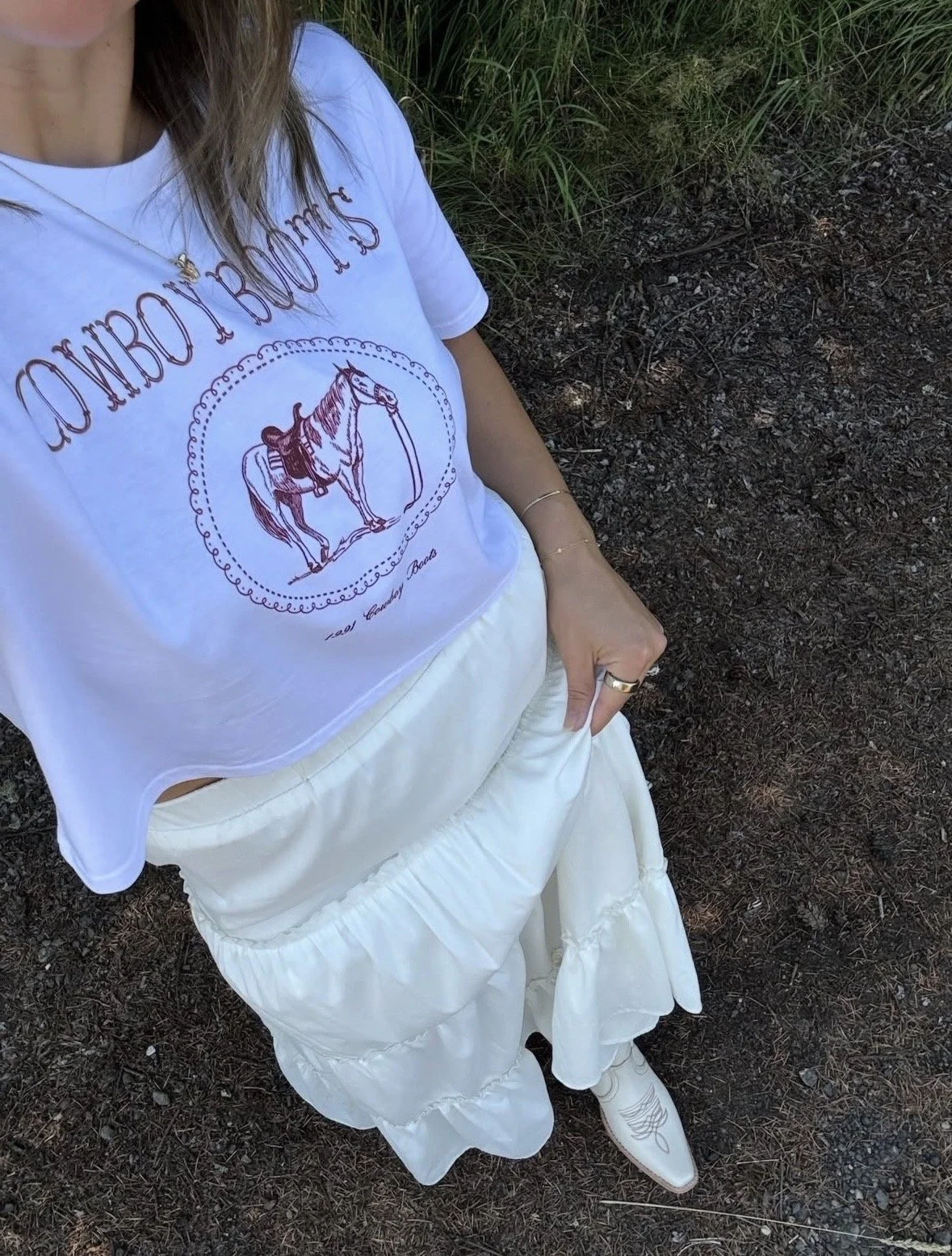 1991 Coquette Crop Top Baby Tee