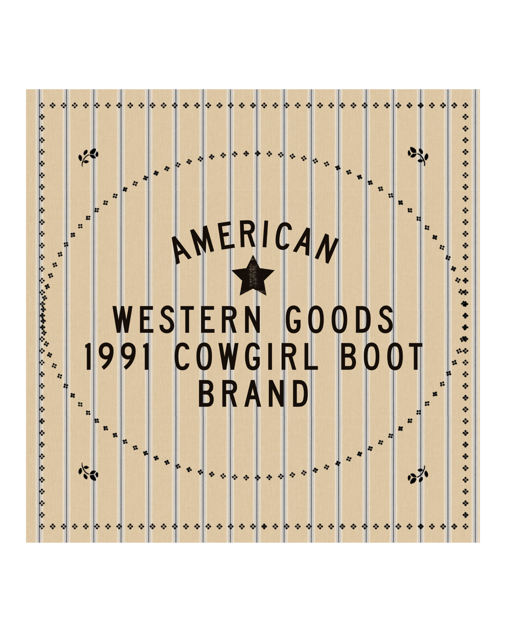 1991 American Brand Yellow Wild Rag