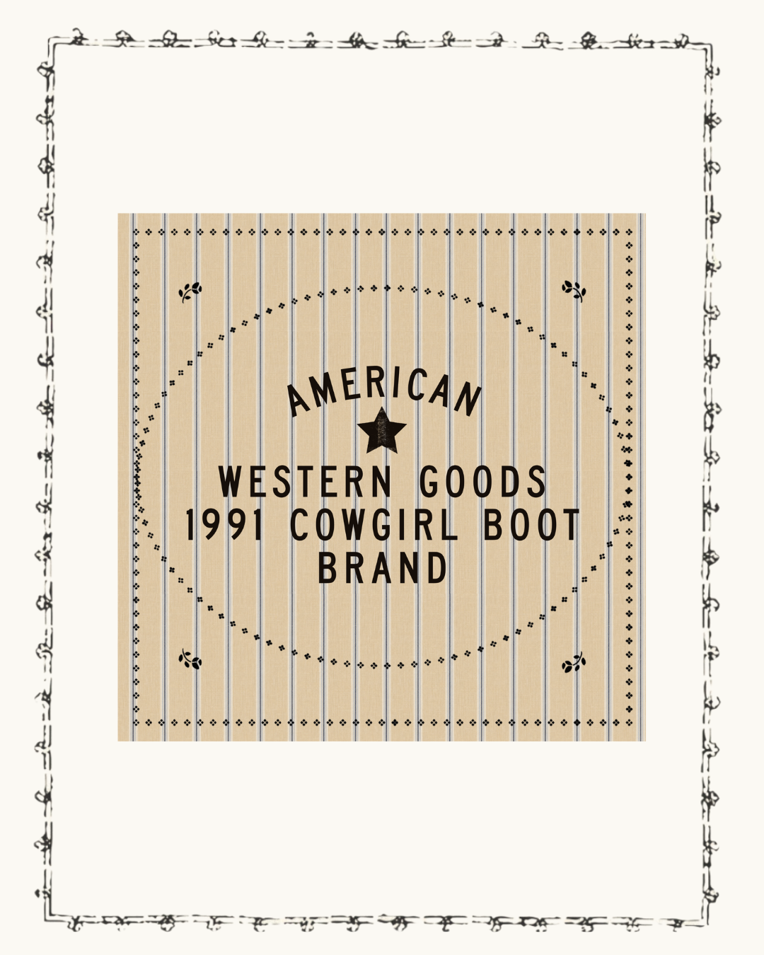1991 American Brand Yellow Wild Rag