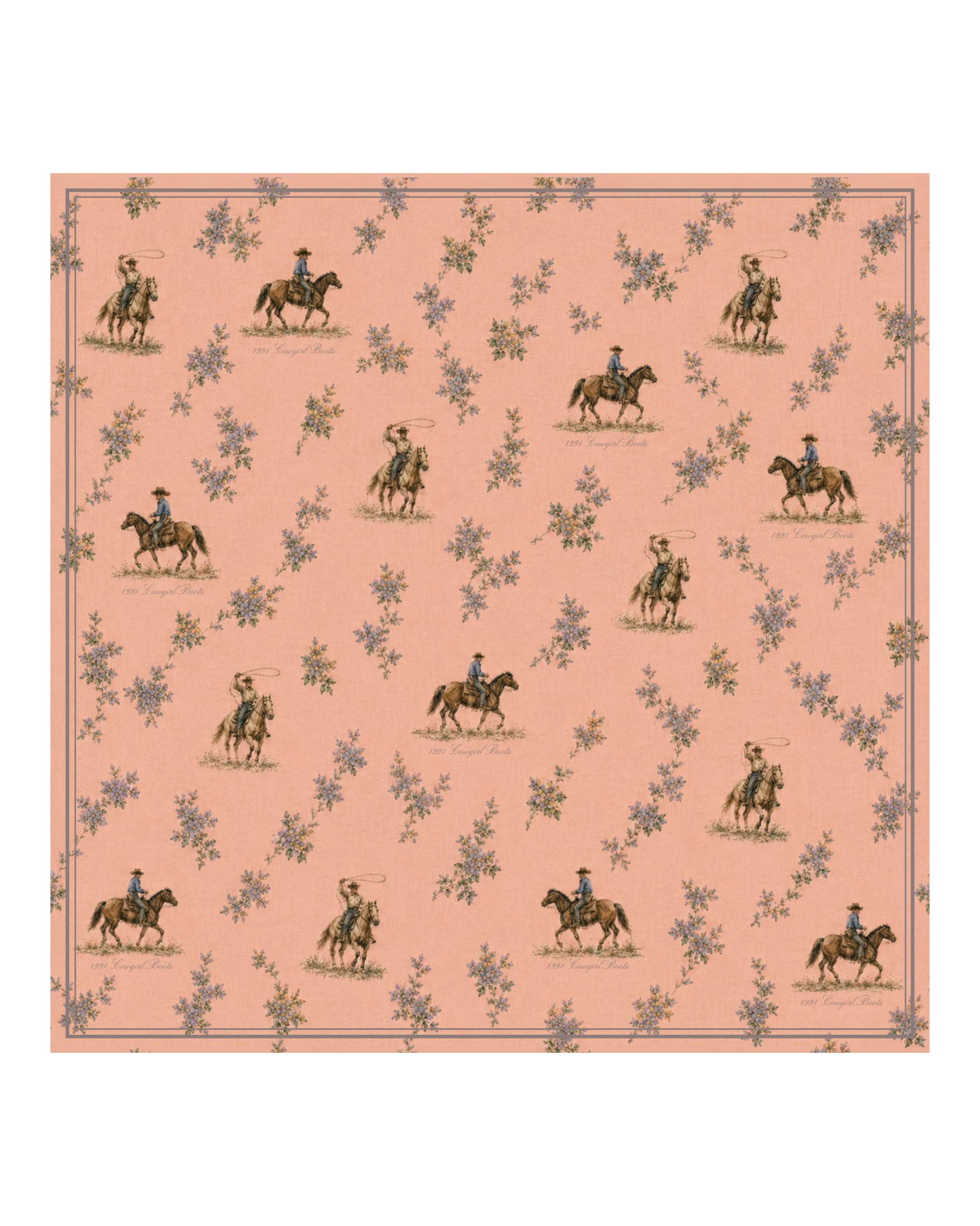 1991 Pink Cowboys Wild Rag