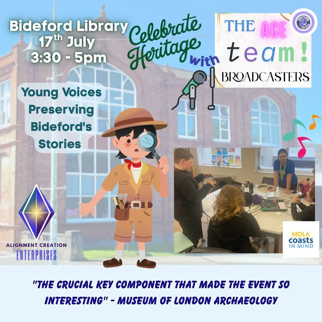 🎙️ 3 days to go until our ACE Team showcase!
From nervous beginners to confident young podcasters working with Museum of London Archaeology ✨
These young people have created something amazing through audio art and podcasting skills!
Thursday 17th Ju