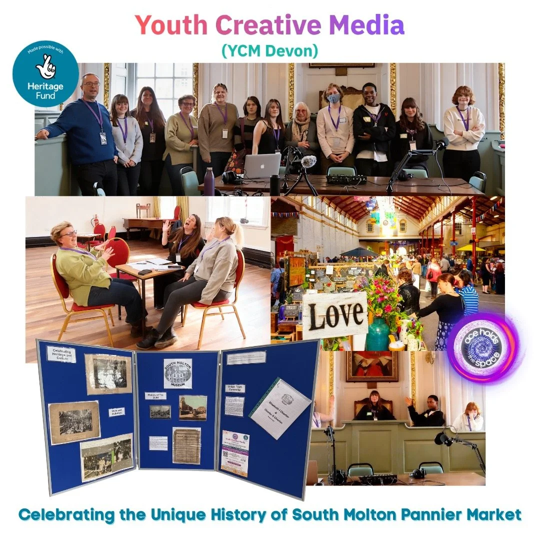 "THEN AND NOW" at South Molton Pannier Market. 🎙️
I won't lie - I got a little emotional last Saturday. 🥹
Recording Day 1 and our young team were just remarkable. They set up the equipment themselves, ran the sound, led the interviews and