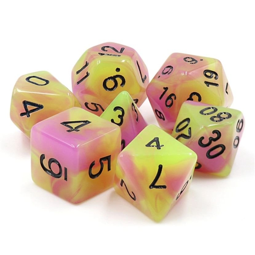 Glow in the Dark Tulip Rpg Dice Set 4.jpg
