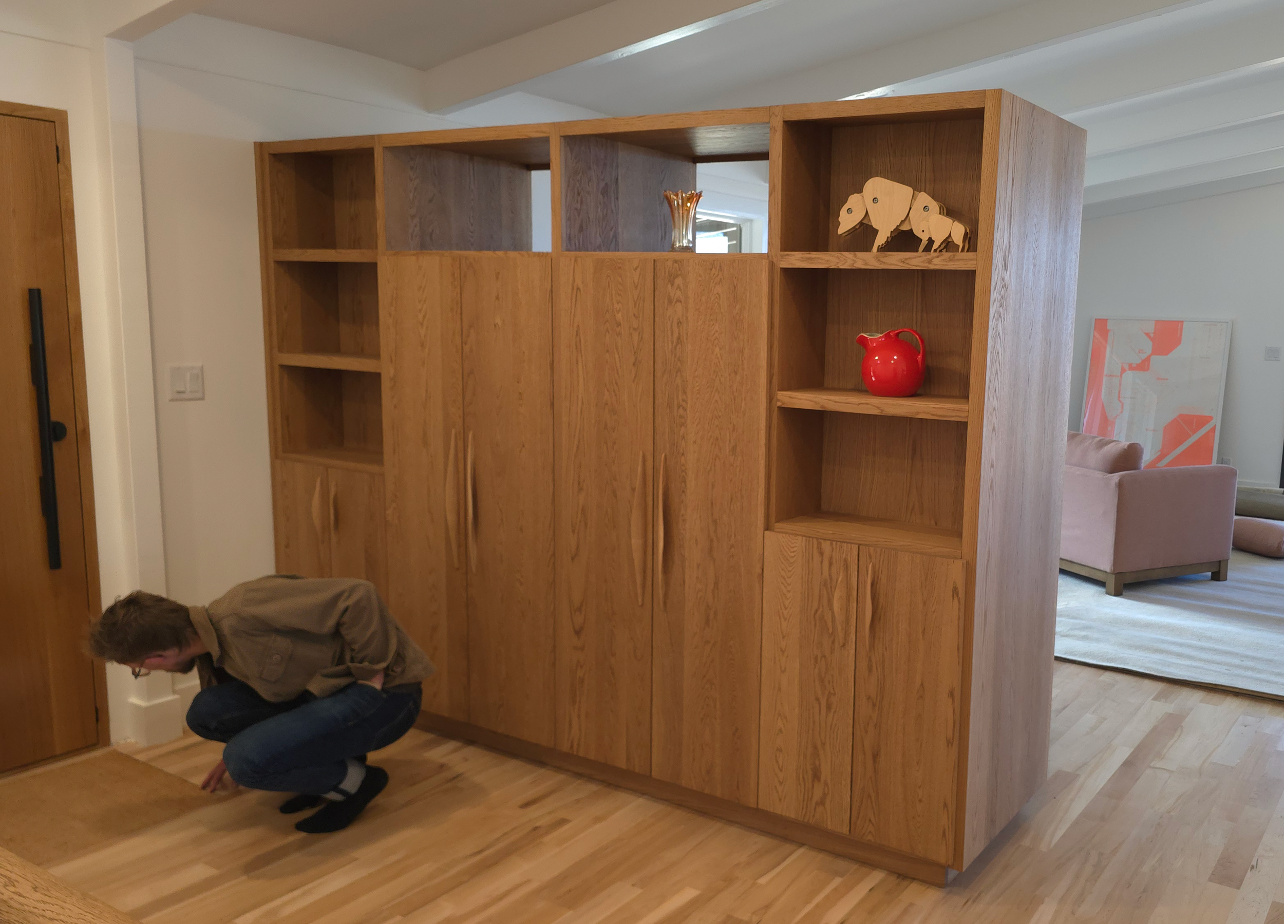Remodel of Cottonwood Heights Utah Residence with custom furniture and millwork designed by Solstice Design Studio in collaboration with Britt Cosgrove and Reforest Furniture.