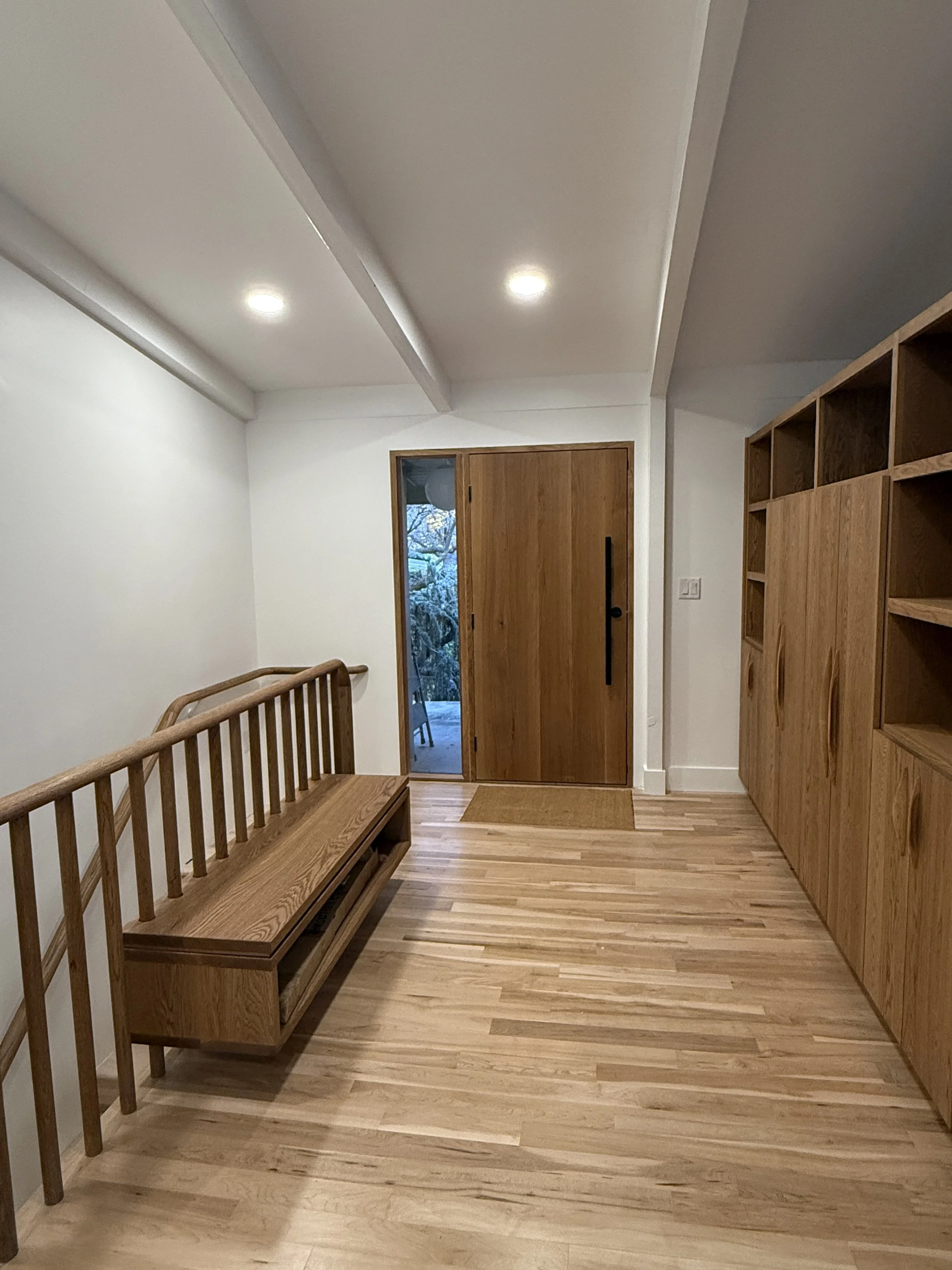 Remodel of Cottonwood Heights Utah Residence with custom furniture and millwork designed by Solstice Design Studio in collaboration with Britt Cosgrove and Reforest Furniture.