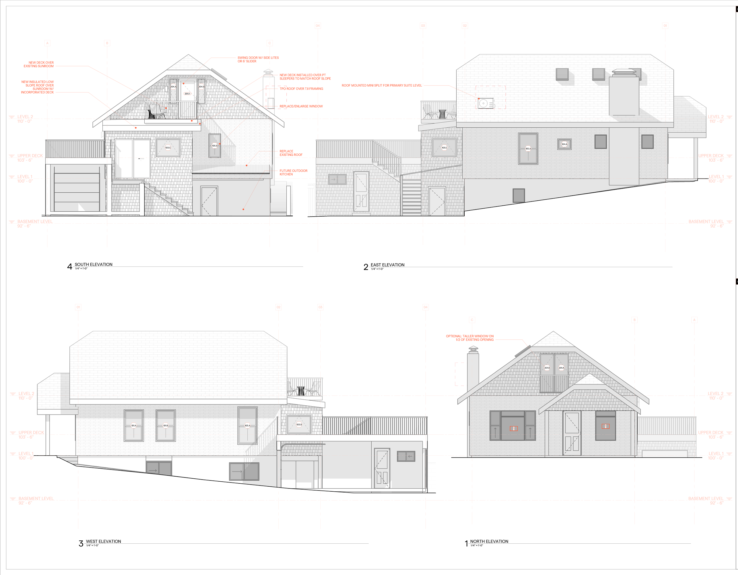 Solstice Design Studio Elevation Drawings