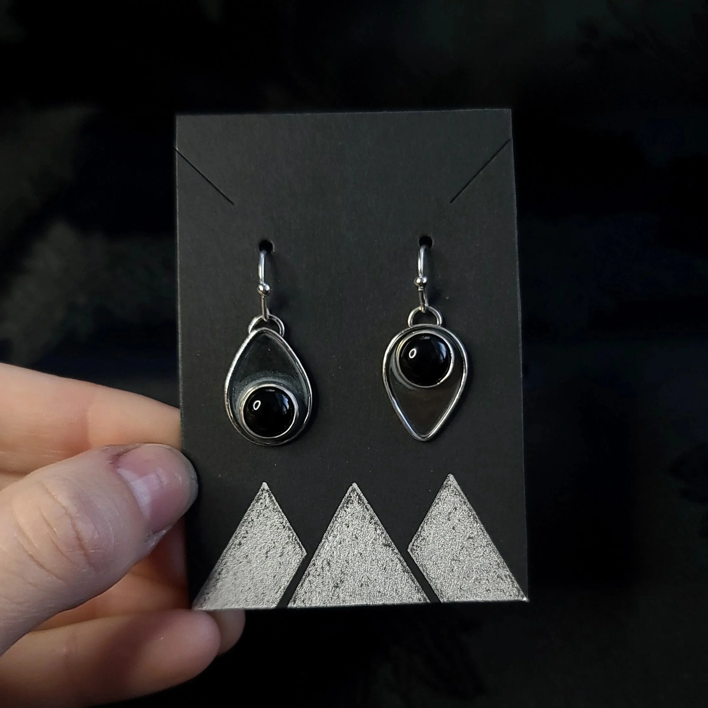 Boucle d'oreilles- Ronde Uneaven