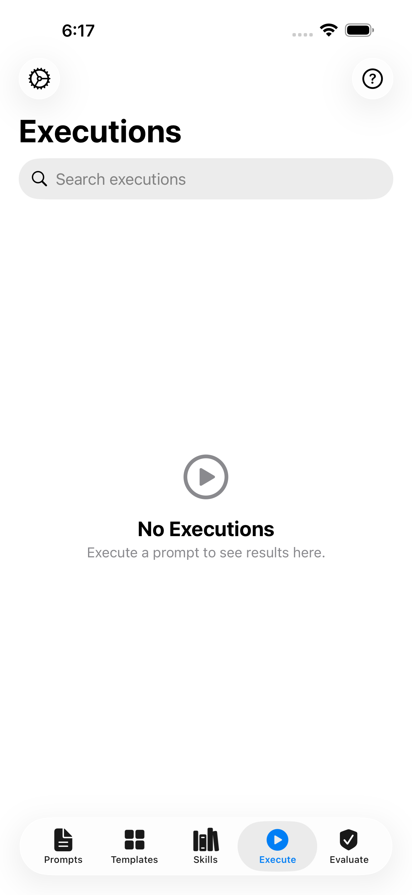 Executing a prompt against a chosen model with streaming output