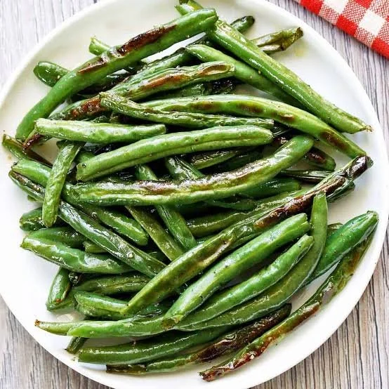 Recipe: Roasted String Beans &amp; Scallions w Pine Nut Vinaigrette