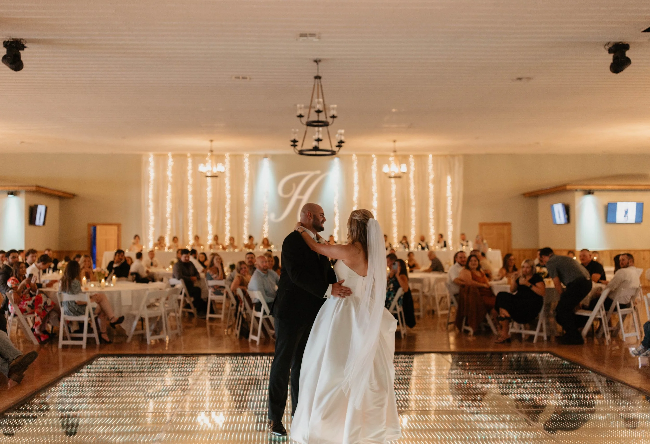 Chloe and David's stunning first dance as husband and wife