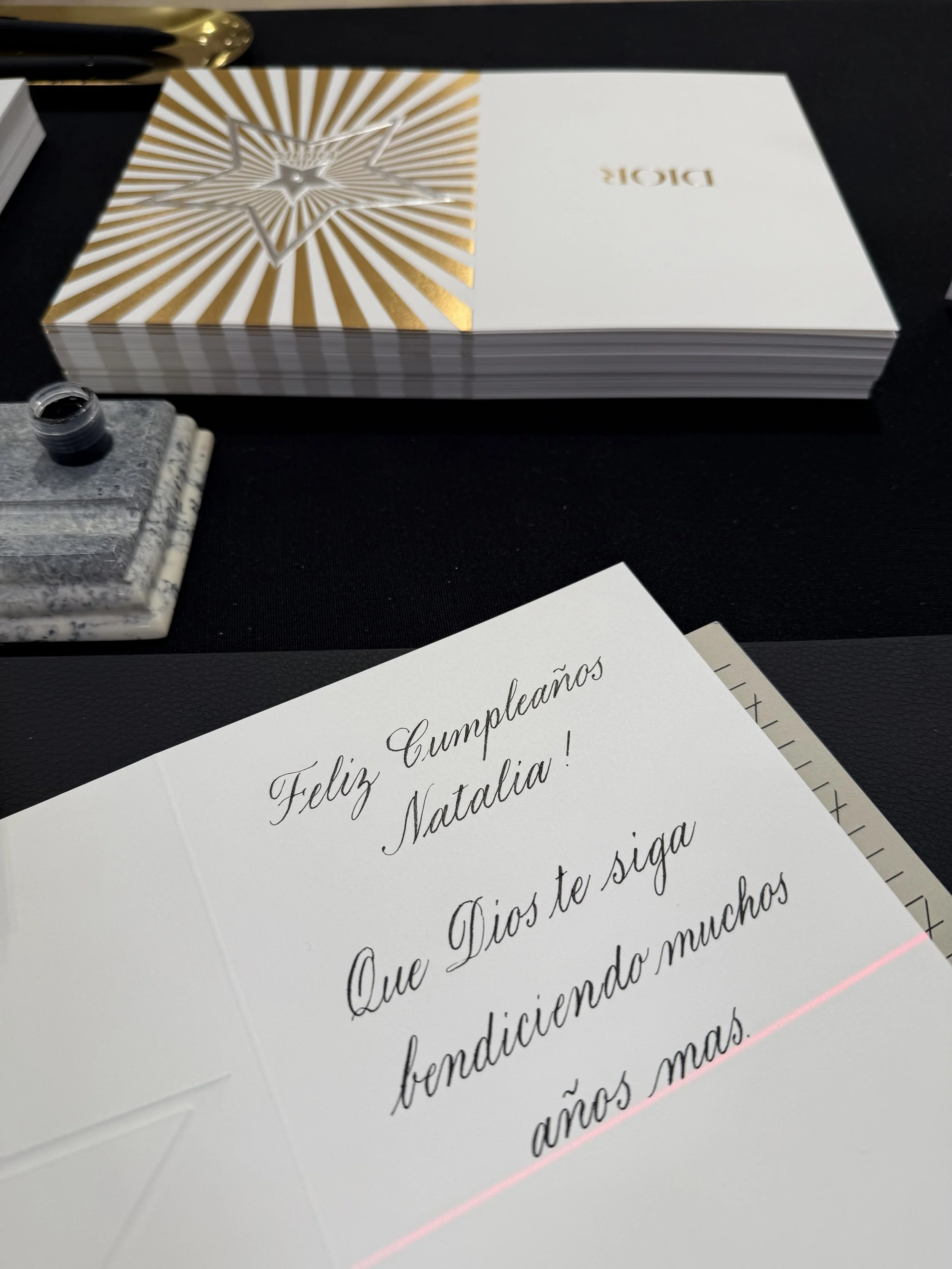 Live Calligraphy for L’Atelier Graphiplus X Dior