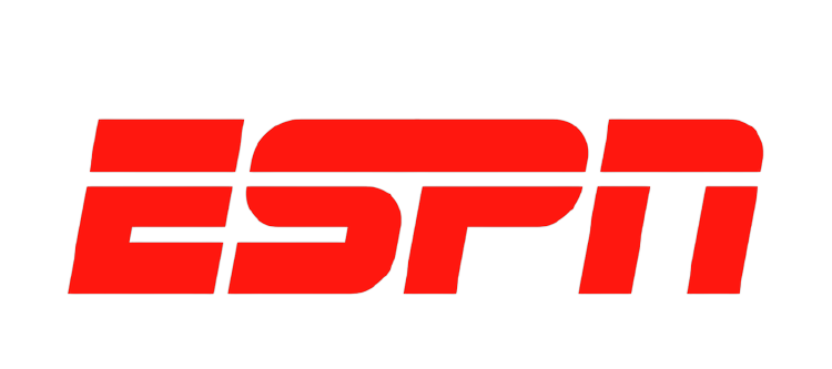 ESPN logo in red and black.
