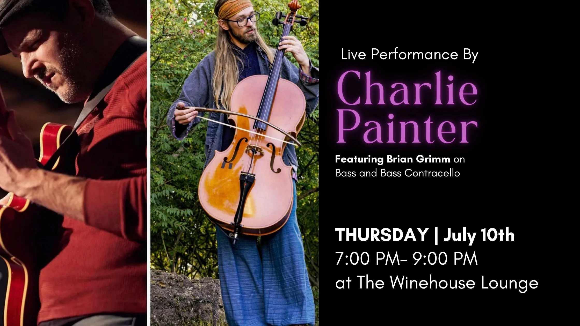 Live Music: Charlie Painter featuring Brian Grimm