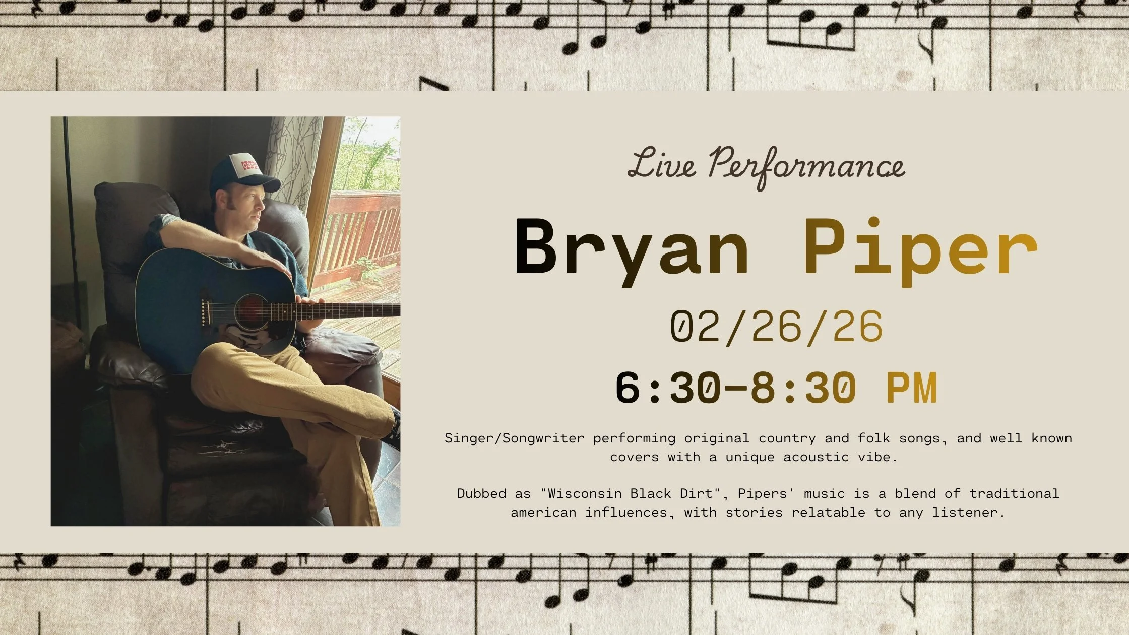 Bryan Piper at The Winehouse Lounge
