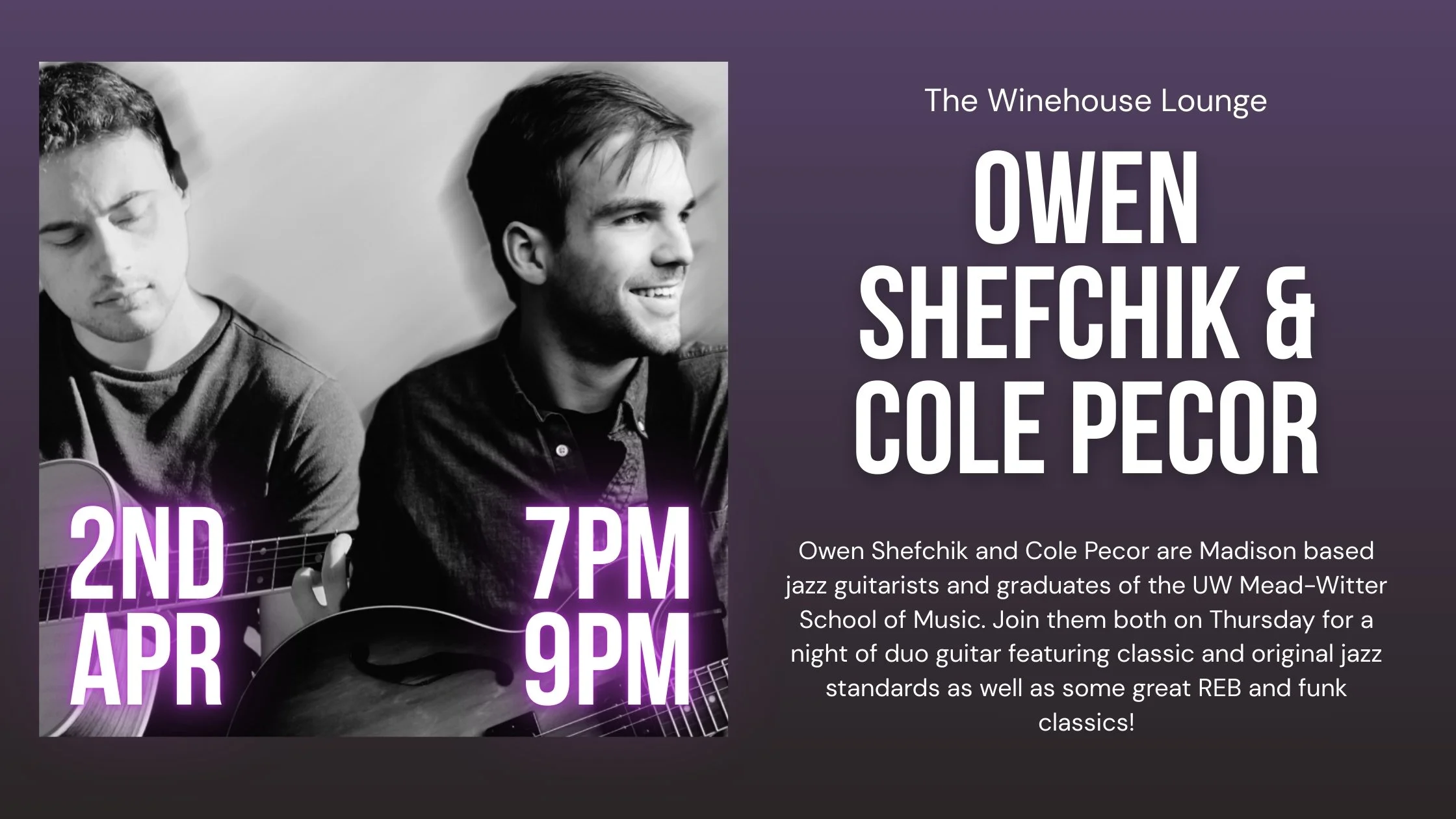 Owen Shefchik &amp; Cole Pecor | LIVE