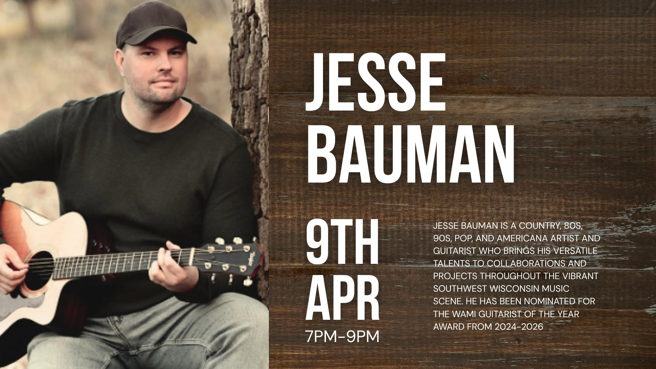 JESSE BAUMAN | LIVE