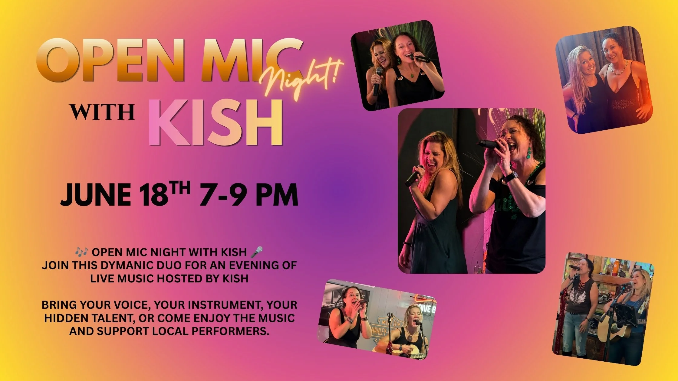 Open Mic Night with Kish