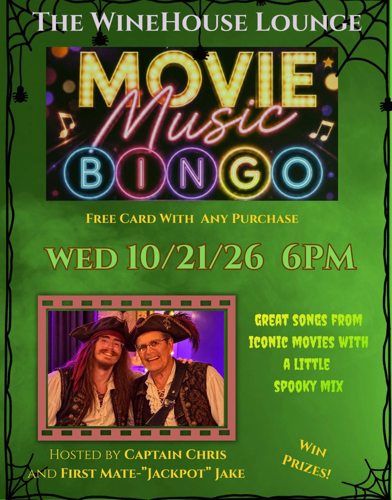 Movie Music Bingo
