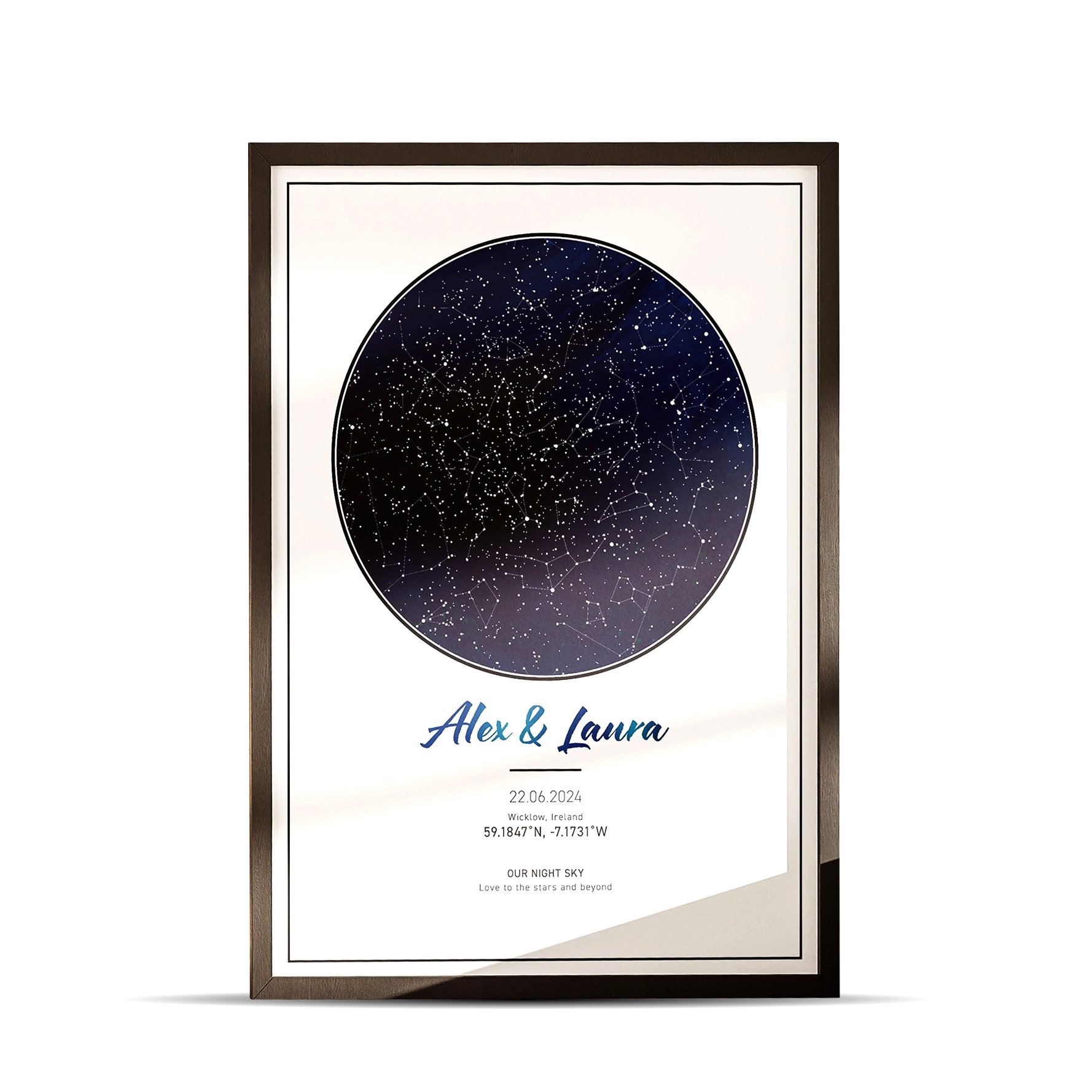 Browse Star maps at Aurora Studios Best Selling Personalised Gifts and  handwriting engraved Jewellery