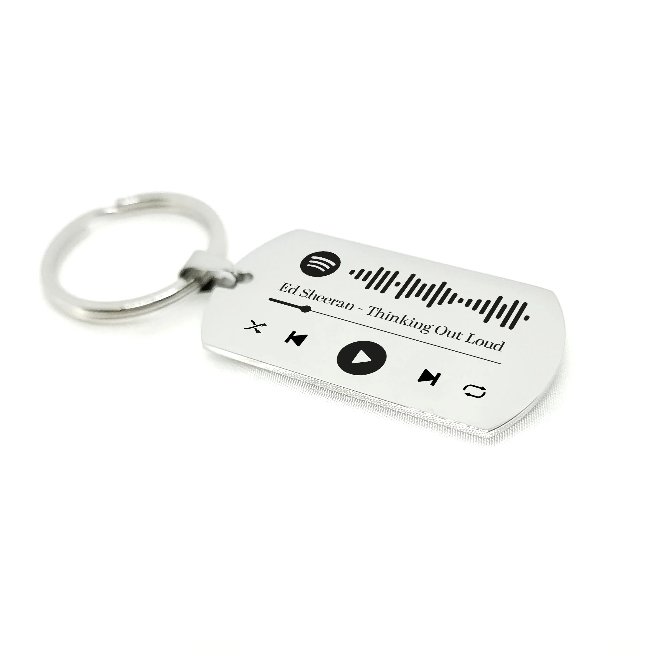 Spotify Code Keyring Dogtag | Scan & Play