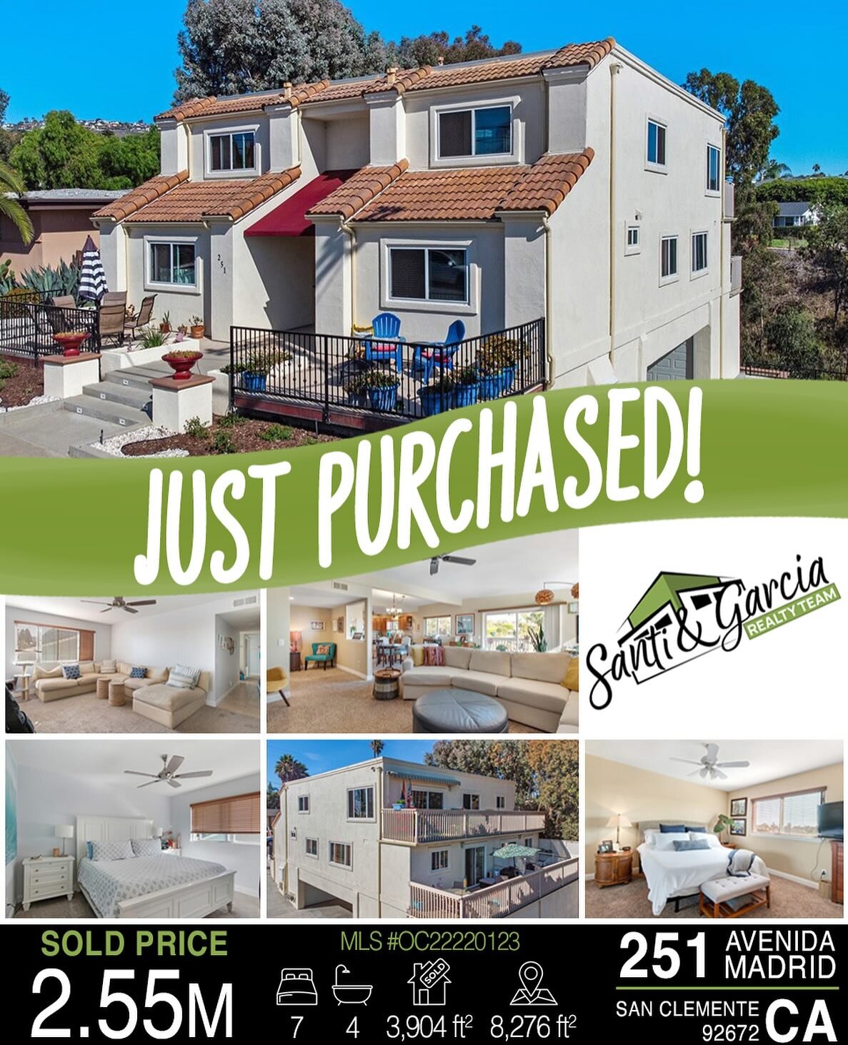 🥂JUST PURCHASED‼️

📍251 Avenida Madrid San Clemente, CA 92672

👉More info at santigarciarealty.com

#SantiGarciaRealty #realestate #realtor #realty #carealestategroup #commercialrealestate #residentialrealestate